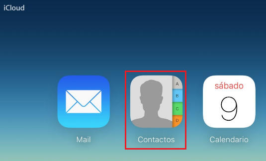 контакты в icloud