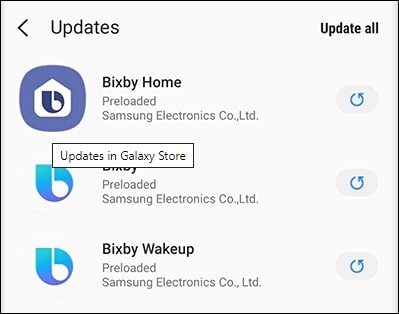 обновить браузер на Samsung