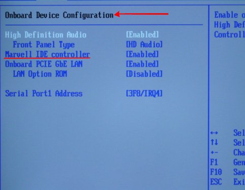 IDE-контроллер в BIOS